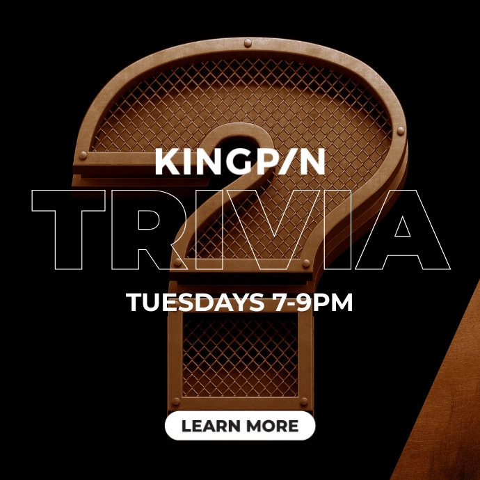 Kingpin Canberra Wednesday Trivia