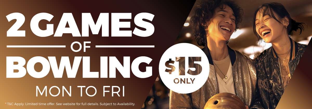 2 Games of bowling for $15 at Kingpin